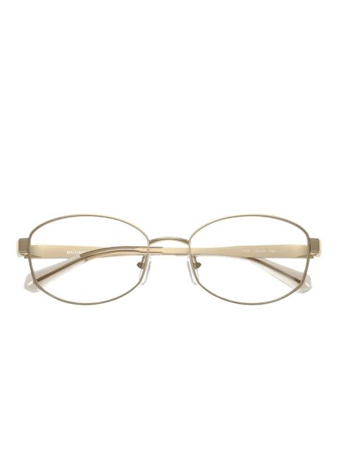 Michael Kors oval-frame glasses - Gold