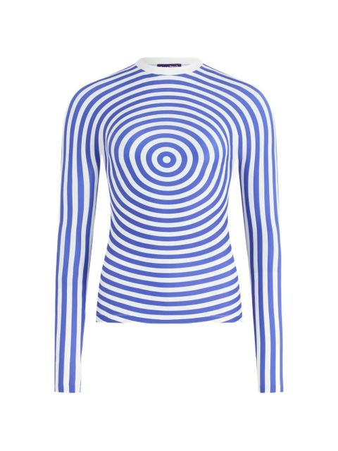 Jean Paul Gaultier The Blue Target crewneck top - zdjęcie produktu nr 1