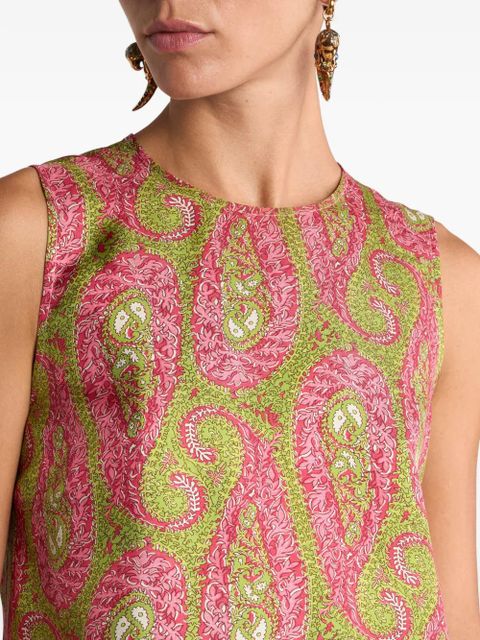 ETRO paisley-motif top - Pink