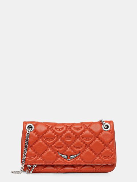 ZADIG&VOLTAIRE torebka skórzana kolor pomarańczowy LWBA04053 - zdjęcie produktu nr 1