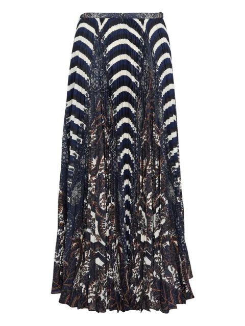 Ulla Johnson Shayna high waist pleated midi skirt - Black - zdjęcie produktu nr 2