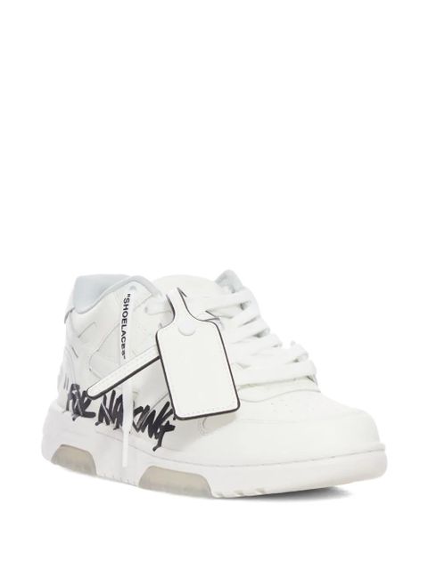 Off-White Out of Office graffiti-print low-top sneakers - zdjęcie produktu nr 1
