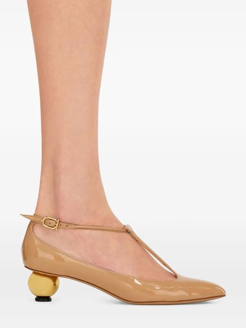 Ferragamo 40mm spherical-heel pumps - Neutrals