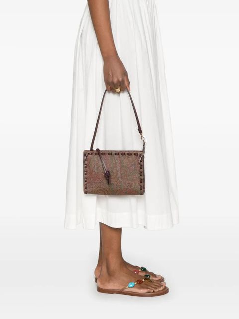 ETRO paisley-jacquard clutch bag - Brown - zdjęcie produktu nr 2