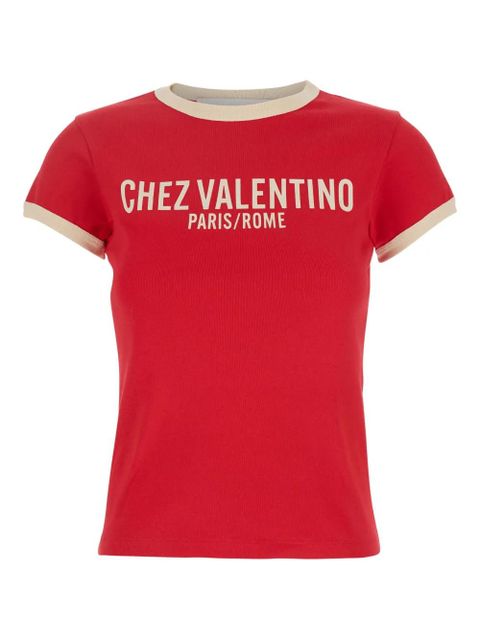 Valentino Garavani Chez-print T-shirt - Pink - zdjęcie produktu nr 1