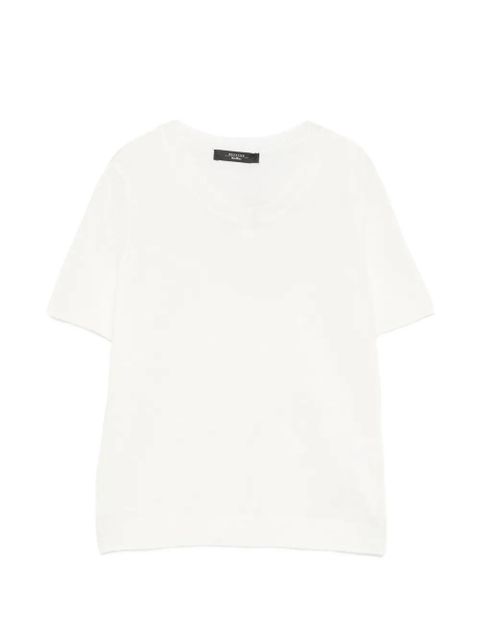 Weekend Max Mara Wkdpancone crew neck short-sleeve top - White - zdjęcie produktu nr 1