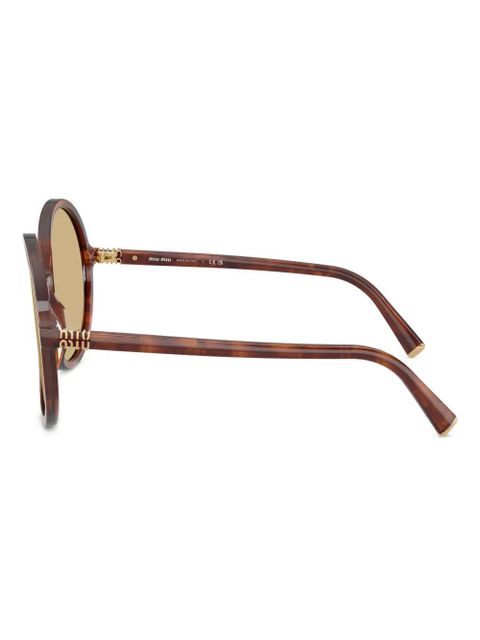 Miu Miu Eyewear round-frame sunglasses - Brown