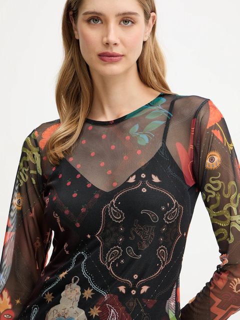 Never Fully Dressed longsleeve damskie kolor czarny NFDTO1941