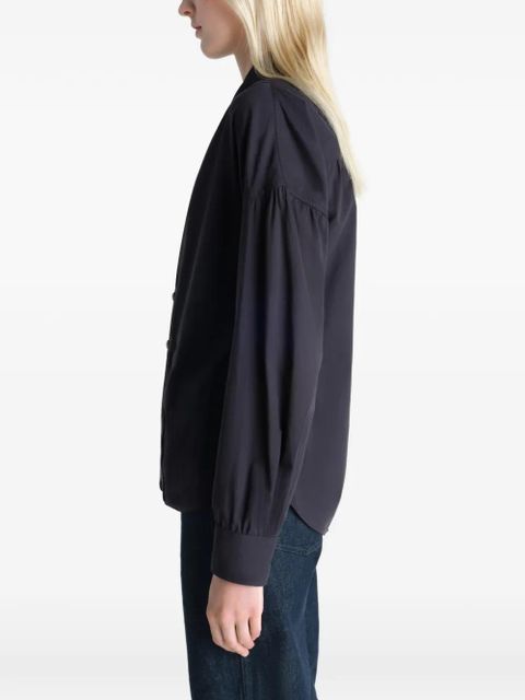 LEMAIRE pointed collar shirt - Black