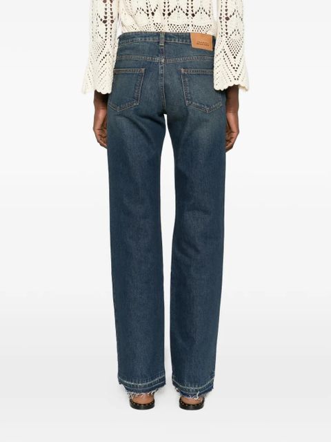 ISABEL MARANT frayed-edges denim jeans - Blue - zdjęcie produktu nr 2