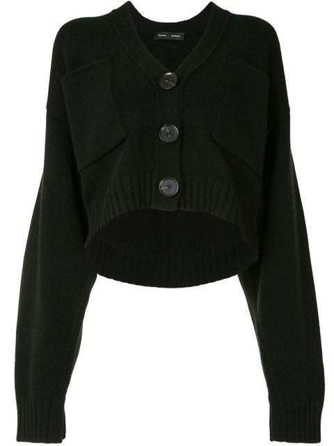 Proenza Schouler eco cashmere cardigan - Black - zdjęcie produktu nr 1