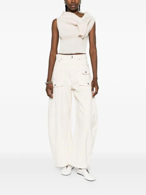 Sportmax Spxfashion patch-pocket jeans - Neutrals - zdjęcie produktu nr 2