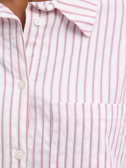 Answear.LAB koszula i szorty damski kolor różowy