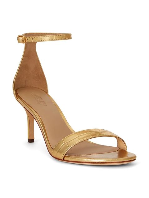 Lauren Ralph Lauren sandały skórzane Allie Mid - zdjęcie produktu nr 1