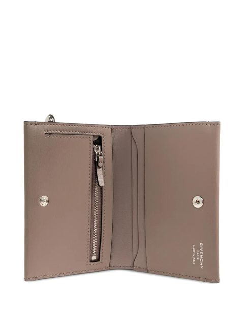 Givenchy pinch-line leather wallet - Brown