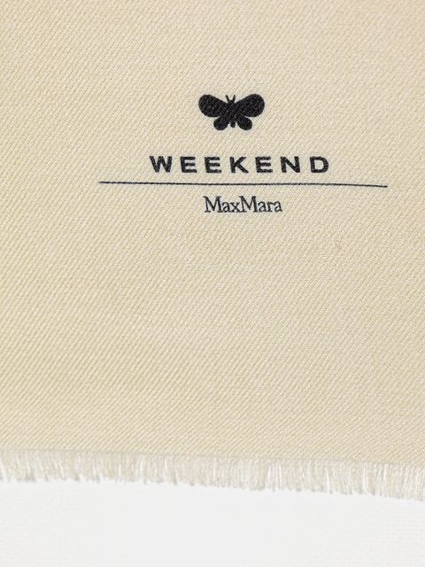 Weekend Max Mara chusta z dodatkiem wełny AEDUCATA - zdjęcie produktu nr 2