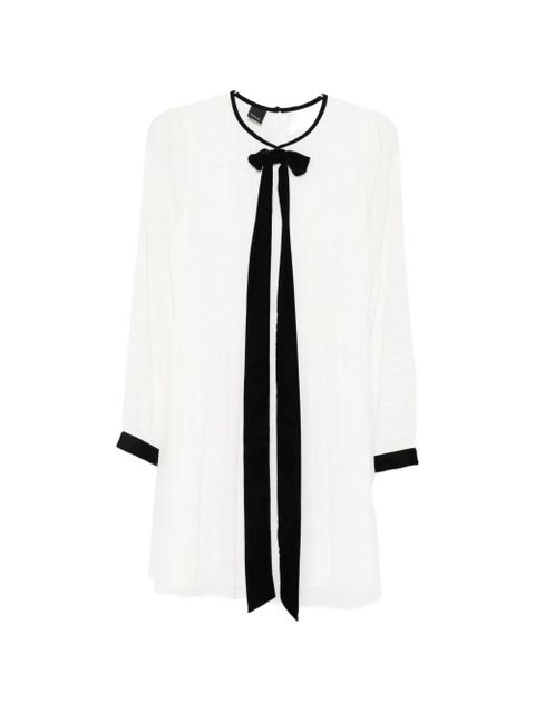 PINKO bow-detail mini dress - Neutrals - zdjęcie produktu nr 1