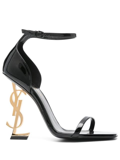 Saint Laurent Opyum 110mm patent-leather sandals - Black - zdjęcie produktu nr 1