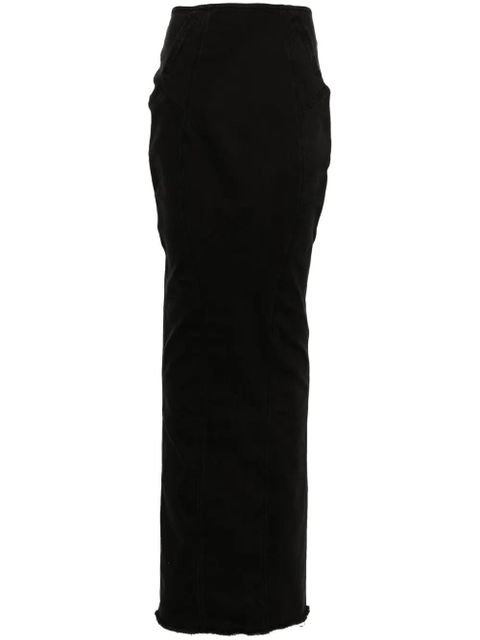 ENTIRE STUDIOS Channel denim maxi skirt - Black - zdjęcie produktu nr 1