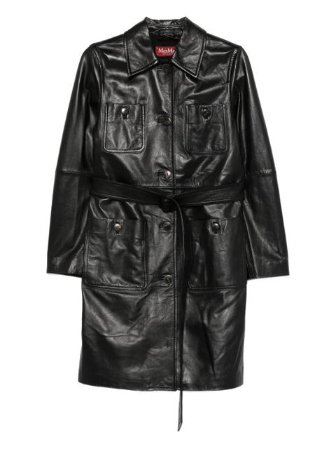 Max Mara belted coat - Black - zdjęcie produktu nr 1