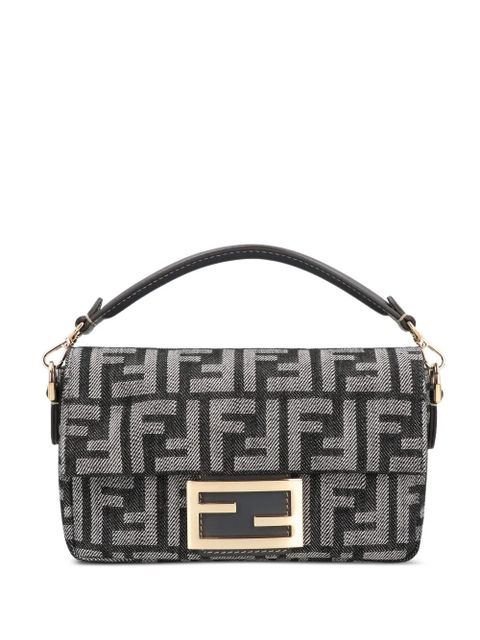 FENDI mini Baguette tote bag - Black - zdjęcie produktu nr 1