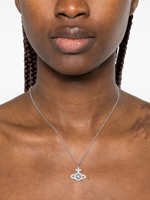 Vivienne Westwood Olympia Pearl orb-pendant necklace - Silver - zdjęcie produktu nr 2