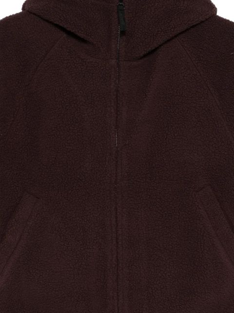 Carhartt WIP Helix hooded fleece jacket - Brown