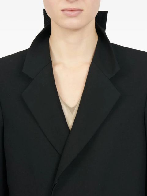 MM6 Maison Margiela tailored coat - Black - zdjęcie produktu nr 2