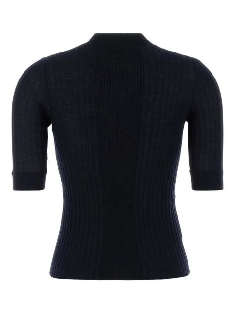 Miu Miu virgin wool top - Blue