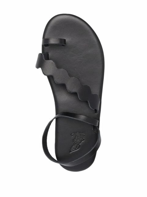 Ancient Greek Sandals Koralia leather sandals - Black