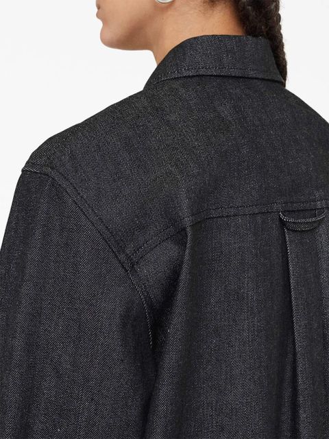 Jil Sander spread-collar denim shirt - Blue