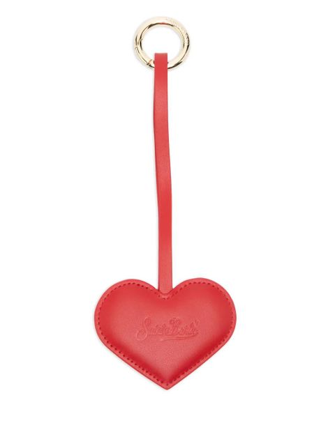 MC2 Saint Barth heart leather charm - Red - zdjęcie produktu nr 1