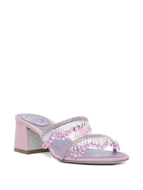 René Caovilla 50mm embellished sandals - Purple - zdjęcie produktu nr 2