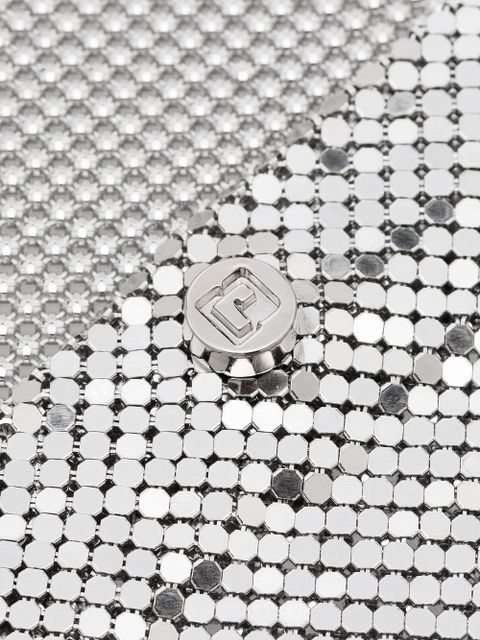 Rabanne draped mesh necklace - Silver