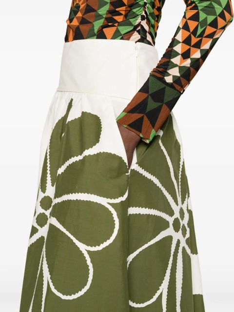 FARM Rio floral skirt - Neutrals