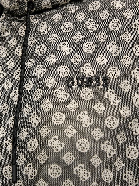 Guess kurtka PEONY kolor szary przejściowa V5YL02 WH492