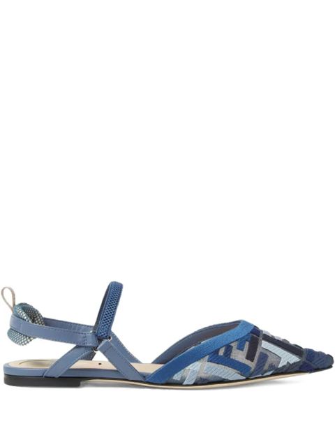 FENDI Colibri Lite slingback sandals - Blue - zdjęcie produktu nr 1