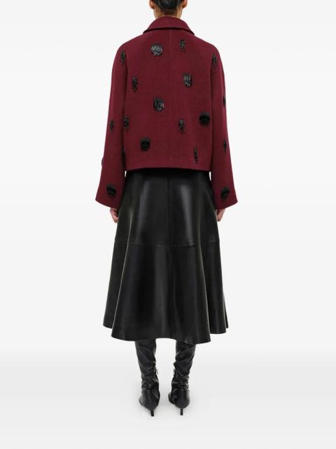Simkhai Katya beaded-embellishment jacket - Red