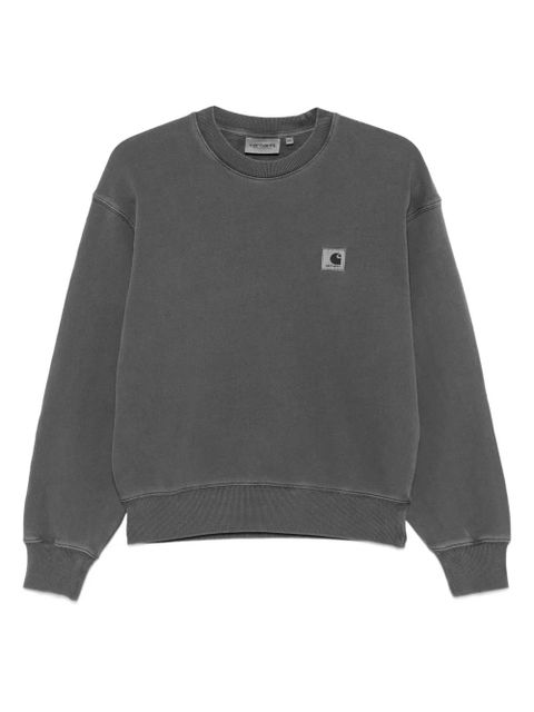 Carhartt WIP square-logo cotton sweatshirt - Grey - zdjęcie produktu nr 1
