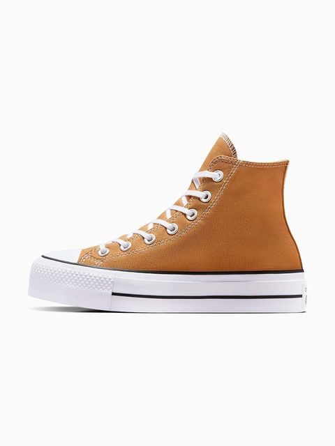 Converse trampki Chuck Taylor All Star Lift damskie kolor pomarańczowy A11537C