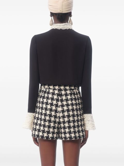 Valentino Garavani georgette shirt - Black