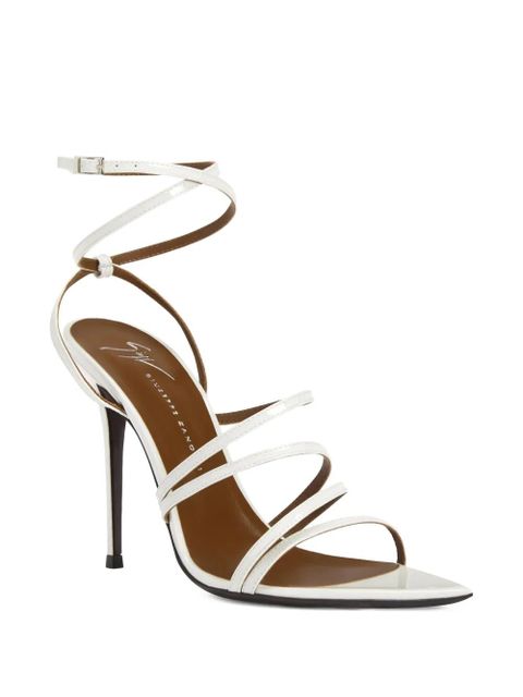 Giuseppe Zanotti 105mm Intriigo Claire sandals - White