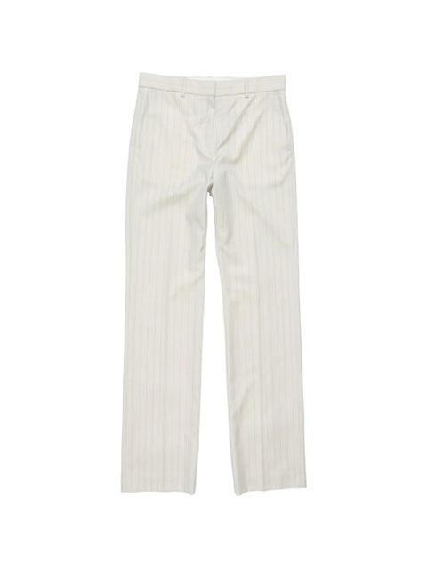 Acne Studios wool pinstripe trousers - Neutrals - zdjęcie produktu nr 1