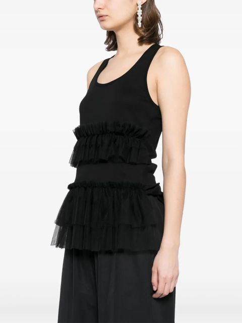 Simone Rocha sleeveless tank top - Black - zdjęcie produktu nr 2