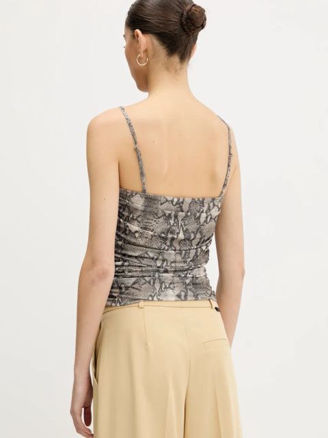 HUGO bluzka damska kolor zielony wzorzysta 50537142