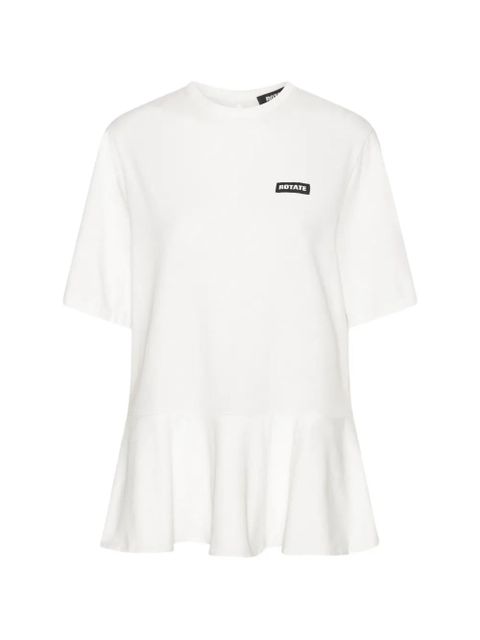 ROTATE BIRGER CHRISTENSEN logo-detail T-shirt - White - zdjęcie produktu nr 1