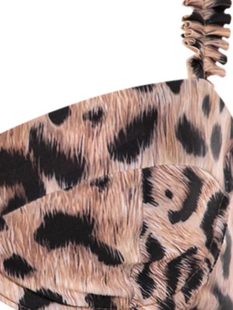Agua By Agua Bendita leopard-print bikini top - Brown - zdjęcie produktu nr 2