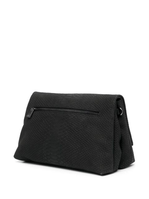 Zadig&Voltaire snakeskin leather shoulder bag - Black