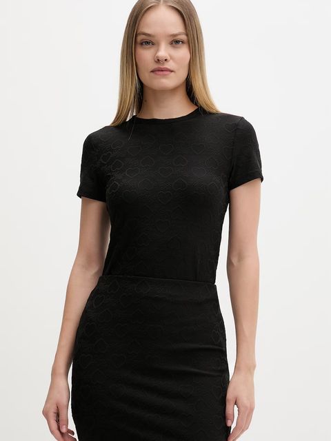 HUGO Blue T-shirt damski Dappless_B - zdjęcie produktu nr 1