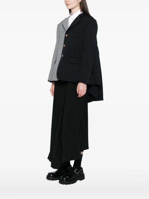 Comme Des Garçons checked jacket - Grey